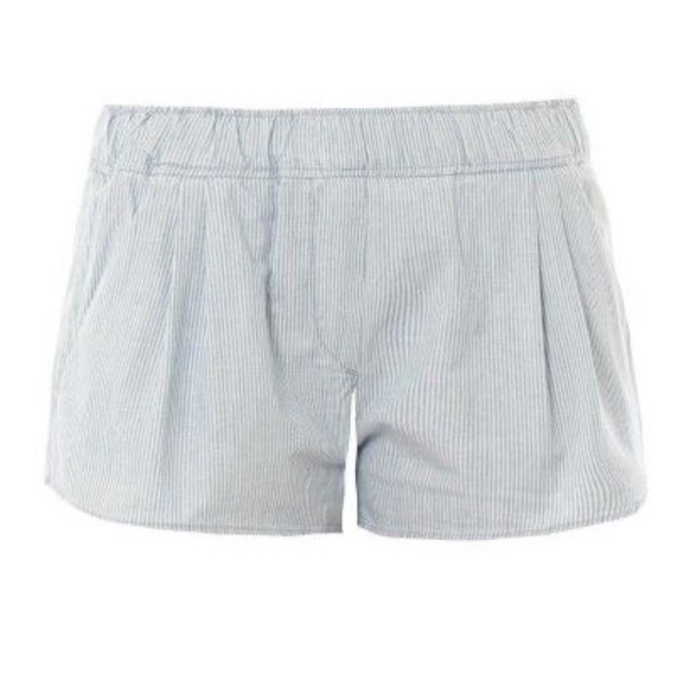 3x1 Light Blue Striped Cotton Short
